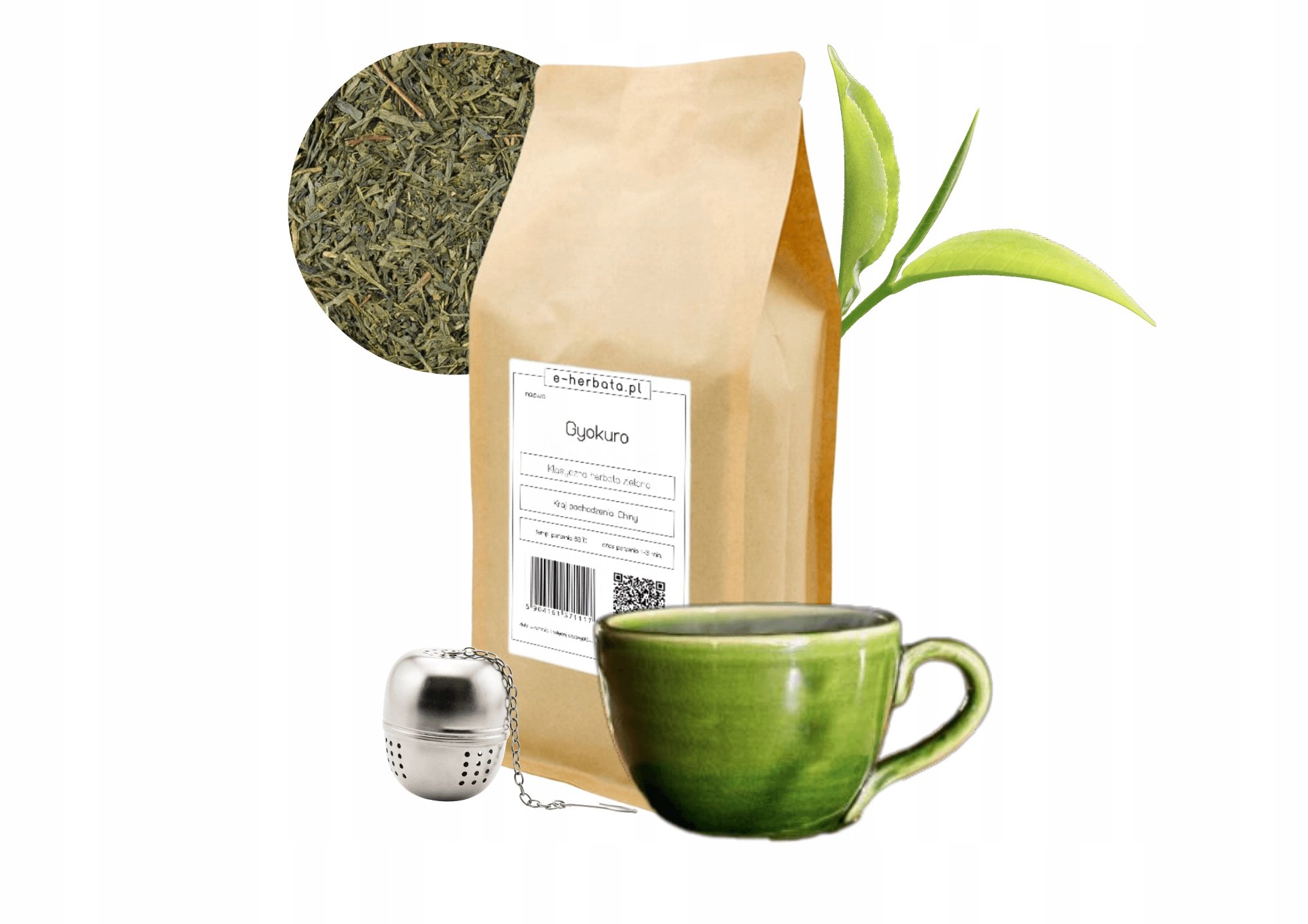 Zacieniana herbata zielona liściasta Gyokuro 0,5kg