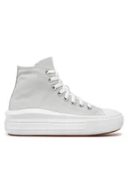 Trampki damskie - Converse Trampki Chuck Taylor All Star Move A07579C Szary - miniaturka - grafika 1