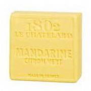 Mydła - Fabrique a Marseille Le Chatelard 1802 Le Chatelard, kwadratowe Mandarynka-Limonka, 100 g - miniaturka - grafika 1