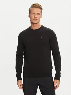 Napapijri Sweter Droz NP0A4I2G Czarny Regular Fit - Swetry męskie - miniaturka - grafika 1