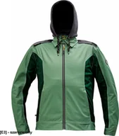 Odzież robocza - CERVA DAYBORO kurtka - męska, odczepiany kaptur, odblaskowe elementy, 100 % TRIFIBETEX - szarozielony 54 - miniaturka - grafika 1