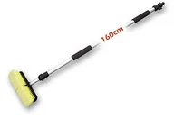 Miotły, szufle, mopy - Bradas Szczotka do mycia teleskopowa ES2073 90 - 160 cm - miniaturka - grafika 1