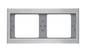 Berker Ramka potrójna podwójna pozioma K.5 aluminium - Klawisze i ramki - miniaturka - grafika 1