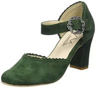 Czółenka - HIRSCHKOGEL Damskie czółenka 3005715, Zielona jodła 147, 39 eu - miniaturka - grafika 1