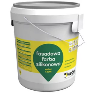 Farba silikonowa Weber FZ391 AL11 25kg - Silikony - miniaturka - grafika 1