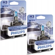 Żarówki samochodowe - Philips Żarówki H3 White Vision Ultra Biała 12/55 - miniaturka - grafika 1