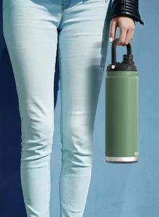 Butelka termiczna ze słomką Asobu Canyon Jug 1,43 l - basil green - Butelki termiczne - miniaturka - grafika 3