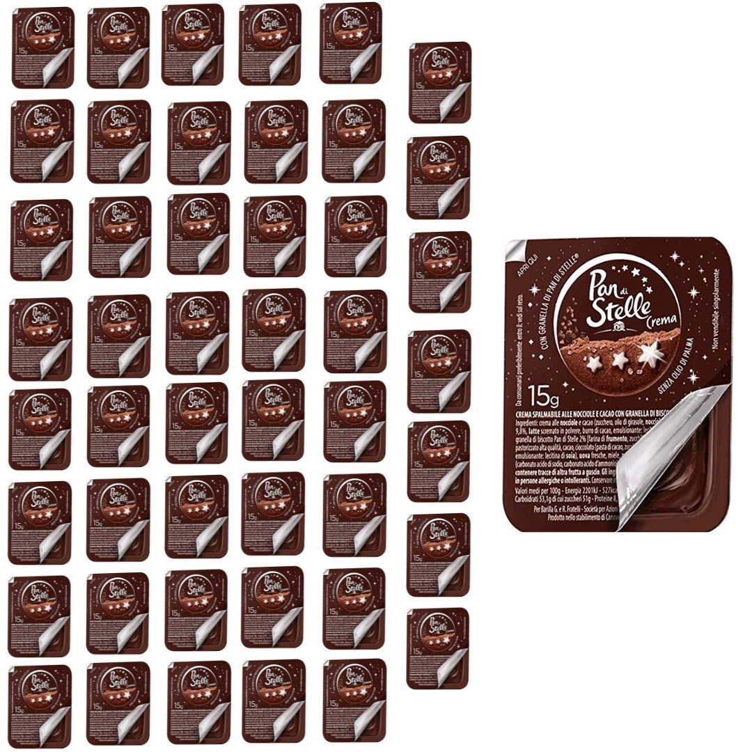 Kremy kanapkowe monoporcja 48x15g - Pan di Stelle
