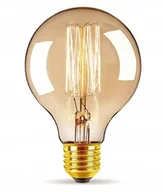 Żarówki tradycyjne - Żarówka Dekoracyjna Ozdobna E27 Retro Edison G80 Dymione Szkło Mocna - miniaturka - grafika 1