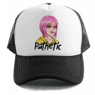 Czapki i chusty sportowe męskie - Czapka Czarna Daszek Na Lato Kobiece PATHETIC Wz - miniaturka - grafika 1