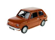 Samochody i pojazdy dla dzieci - KOLEKCJA PRL FIAT 126P MALUCH BRĄZOWY 1:43 - miniaturka - grafika 1