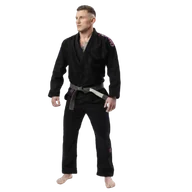Kimona, stroje i obuwie - MANTO Kimono Do Bjj Gi X5 Czarno-Purpurowe - miniaturka - grafika 1
