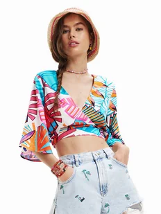 Desigual Bluzka 23SWMW09 Kolorowy Regular Fit - Bluzki damskie - miniaturka - grafika 1