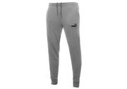 Spodnie męskie - Puma Spodnie Męskie Dresowe Bawełniane Ess Logo Pants Grey 586716 03 M - miniaturka - grafika 1