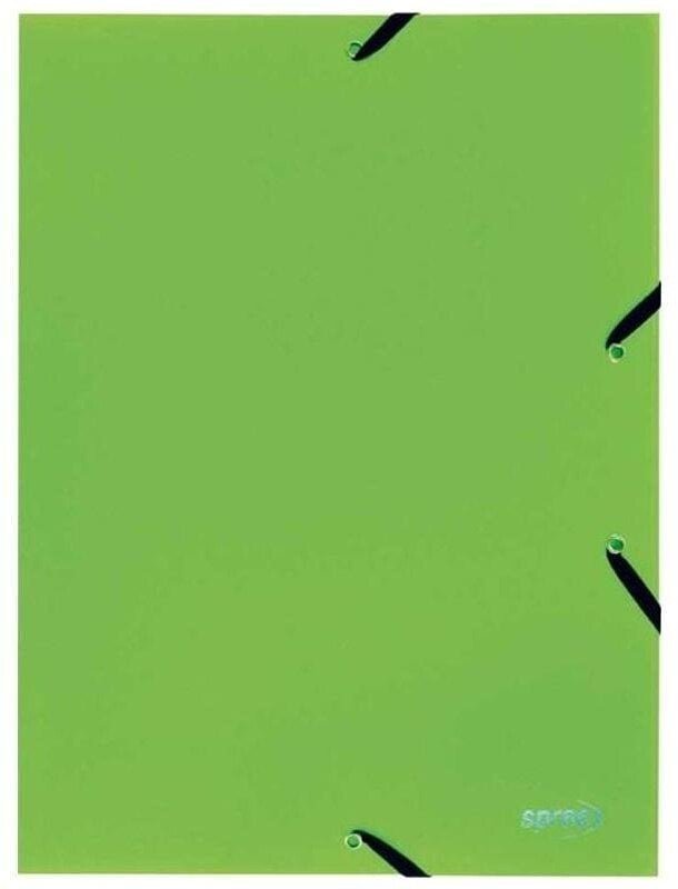 Teczka A4 z gumką jasno zielona