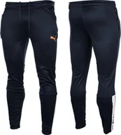 Spodnie sportowe męskie - Puma Spodnie męskie Puma teamLIGA Training Pants granatowe 657242 47 S - miniaturka - grafika 1