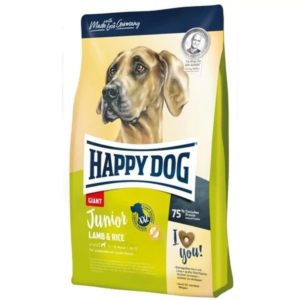 Happy Dog Junior Giant Lamb&Rice 4 kg