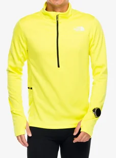 Bluza do biegania The North Face Winter Warm Pro 1/4 Zip - firefly yellow - Bluzy sportowe męskie - miniaturka - grafika 1
