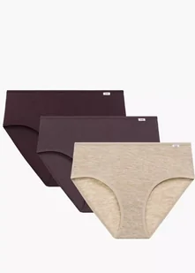 FIGI ATLANTIC 3CLP-011 JZ25 BEZC/WIN/FIOJ (kolor beż c.- wino- fiolet jasny, rozmiar M) - Majtki damskie - miniaturka - grafika 1