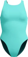 Stroje kąpielowe - Damski Strój Kąpielowy Solid High Neck 1 Pc rozmiar L - miniaturka - grafika 1