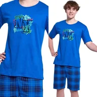 Piżamy damskie - PIŻAMA Młodzieżowa CORNETTE 551 Freestyle XS 164 Niebieski - miniaturka - grafika 1