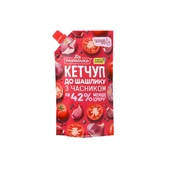 Ketchup - Ketchup do szaszłyka z czosnkiem "Pripravka" doypack 250g - miniaturka - grafika 1