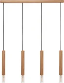 Lampy sufitowe - Madera lampa wisząca 4-punktowa dąb 8620403 - miniaturka - grafika 1