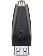 Adaptery i przejściówki - Wentronic Gniazdo USB Adapter  a na gniazdo 3.5 MM, czarny 93982-GB - miniaturka - grafika 1