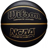 Koszykówka - Piłka koszykowa Wilson NCAA Highlight 295 czarna WTB067519XB07 - rozmiar piłek - 7 - miniaturka - grafika 1