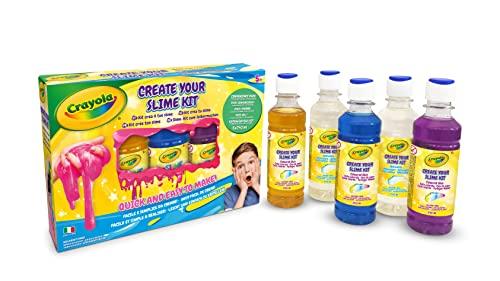 Crayola - Zestaw do tworzenia własnego Slime do tworzenia kolorowego szlamu, kreatywnej aktywności i prezentów dla dzieci od 5 lat, 25-2160