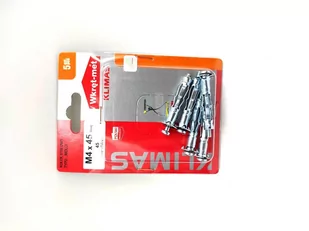 WKRĘT-MET Kołek stalowy typu molly 4 mm x 45 mm - Kołki - miniaturka - grafika 1