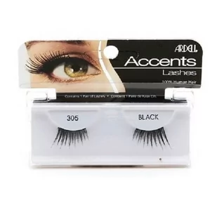 Ardell Accent 305 1 para sztucznych rzęs Black - Sztuczne rzęsy i akcesoria - miniaturka - grafika 1