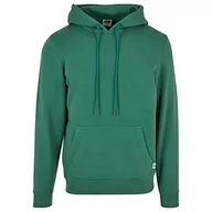 Bluzy męskie - Urban Classics Męska bluza z kapturem Organic Basic, liść, Liść, 4XL - miniaturka - grafika 1