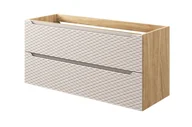 Szafki łazienkowe - Szafka łazienkowa pod umywalkę Comad Ocean 120 cm beżowy/jasne drewno 82-120-2S - miniaturka - grafika 1