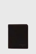 Portfele - Strellson portfel skórzany męski kolor brązowy - miniaturka - grafika 1