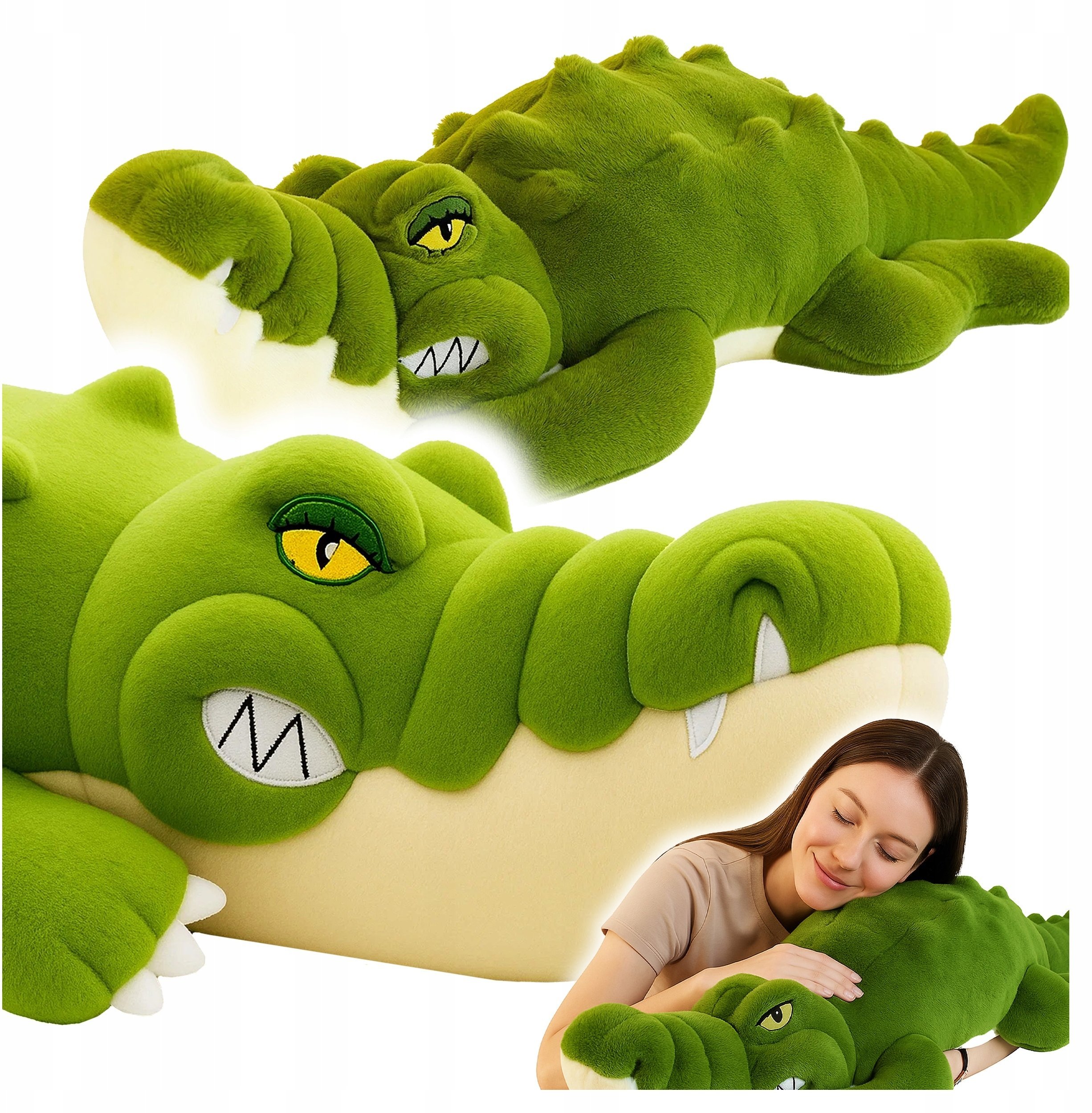 Skleplolki B48Q PLUSZOWY KROKODYL 100CM PLUSZAK PRZYTULANKA