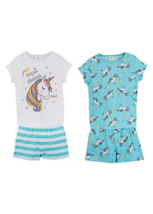 Piżama dziewczęca z krótkimi spodniami (4 części) - bonprix - Piżamy damskie - miniaturka - grafika 1