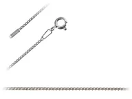 Łańcuszki - Łańcuszek srebrny Wenecjana (kostka) fl139 - 40 cm - miniaturka - grafika 1