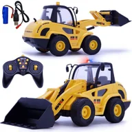 Zabawki zdalnie sterowane - ŁADOWARKA KOPARKA SPYCHACZ ZDALNIE STEROWANY HUINA NA PILOTA RC DLA DZIECI - miniaturka - grafika 1