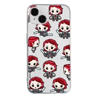 Etui i futerały do telefonów - ERT GROUP etui na telefon Apple Iphone 14, case oryginalny i oficjalnie licencjonowany przez Marvel, wzór Black Widow 013, optymalnie dopasowane, plecki z TPU cześciowo przeźroczyste - miniaturka - grafika 1