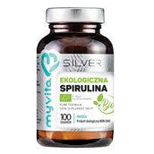 Suplementy naturalne - MyVita Spirulina BIO proszek 100g Silver Pure - miniaturka - grafika 1