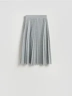 Spódnice - Reserved - Plisowana spódnica w kratę - ciemnoszary - miniaturka - grafika 1