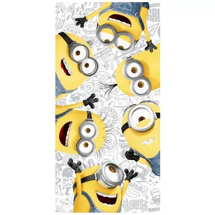 Ręcznik kąpielowy Minionki 2 Friends, 70 x 140 cm - Okrycia kąpielowe dla dzieci - miniaturka - grafika 1