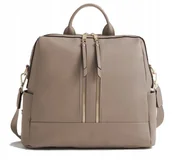 Torebki damskie - Joissy Mini 2.0 plecak i torba dla mamy do wózka 2w1 / Sand - miniaturka - grafika 1