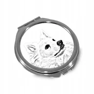Lusterka do makijażu - American eskimo dog Lusterko kieszonkowe składane - miniaturka - grafika 1