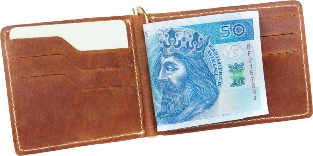 Giovani Portfel męski robert - giovani z klipsem