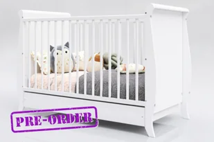 Łóżeczko dziecięce z szufladą Misza Standard 120x60 - Łóżeczka i kojce - miniaturka - grafika 1