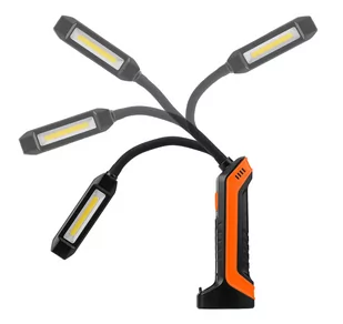 Lampa warsztatowa akumulatorowa 400 lm COB + latarka - Oświetlenie warsztatowe - miniaturka - grafika 2