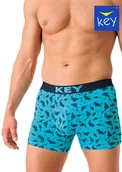 Majtki męskie - SZORTY KEY MXH-941 A26 (kolor turkus, rozmiar XXL) - miniaturka - grafika 1