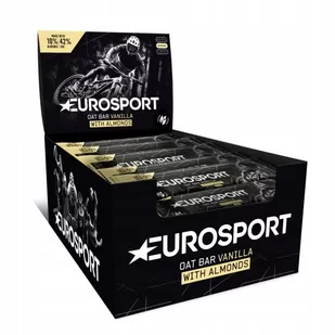 Eurosport Baton Owsiany Waniliowy 45G 20 Sztuk - Węglowodany - miniaturka - grafika 1